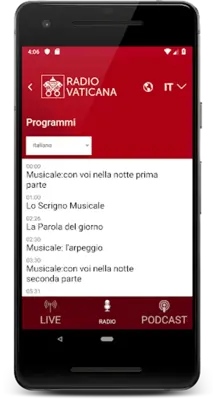 Radio Vaticana android App screenshot 1